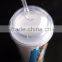 Resusable PS Clear Plastic Cup with dome lids For juice