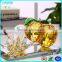 Cute crystal lotus flower calabash model for home decoration