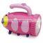 Best selling high quality and colorful animal child flashlight