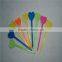 Decorative large plastic heart picks for party