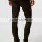 Black Twill Stretch Skinny Chinos new fashion men's solid slim fit cotton casual pants trousers