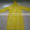 Adult Yellow 100% PVC Raincoat Manufacturer