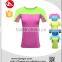 polyester round neck short sleeve t-shirt with dri-fit