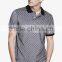 2015 new design custom cotton circle dot print mens polo shirts apparel wholesale