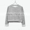 Custom Womens Long Sleeve Sweatshirt, Ladies Crop Top, Crewneck Sweatshirt
