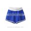 Plain custom polyester sports shorts for women