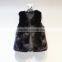 Women womens Winter Vest Genuine Leather Fox Fur Vests Woman Fur Coat Jacket