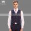 Daynoliao slim fit 3 pieces trendy woolen business suits plaid male suit for men