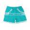 Wholesale Boutique Girl Clothing kids Summer Shorts With Flutter Bulb Solid Girls' Shorts