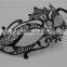 4 colors Metal Italy Venetian Mask Masquerade Diamante Rhinestones Ribbon Tie