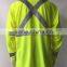 Polyester micro mesh long sleeve chest pocket wicking protective t-shirt
