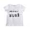 Wholesale 2 pieces girl t-shit and skirt set children clothes set