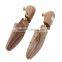 American red cedar wood type wooden shoe stretcher with metal cap