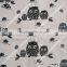 Night Owl Design 100% linen fabric linen fabric wholesale small minimum request