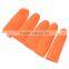 100Pcs/Pack Orange Thick Silicone Finger Cots