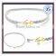 wholesale personal rope love Macrame Anklet anchor bracelet