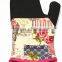 Heatproof Half Cotton Twill And Neoprene Oven Mitt For Oven