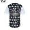 Fashion button down custom baseball jersey