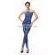 Newest hot sale women skinny denim jean sexy overalls trouser jumpsuit