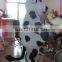 inflatable cow costume,adult cow costume mascot with sunglass