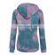 2017 new gradient long sleeve hooded coat fleece coat sweater jacket
