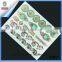 human body art tattoo stickers shiny metal gold and silver temporary tattoo
