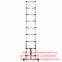 2.6m Aluminum Telescopic Ladder With Finger Gap And Stabilize Bar