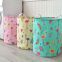 collapsible eco-friendly flamingo laundry basket canvas cotton laundry basket with handles stackable storage basket