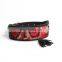 New Chinese style PU pet collar dog collar for medium and large dogs
