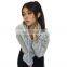 2020 Hot selling Custom Logo solid color Long sleeve sexy womens sweatshirt crop tops hoodies