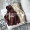 Baby Girls Casual  letter print  fleece hoodie sweatshirt sweater beige 2 colors 4 size