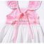 2019 summer girls party dresses kids party wear white lace princess dresses for girls 1 to 6 years