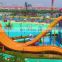 Outdoor Water Park Equipment Giant Water Boomerang Slide For Sale