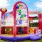 Princess Pink Inflatable Bounce House Used Commercial Bouncy Castle Slide Jumping Combo For Girls