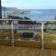 Outdoor Balcony Railing Design Stainless Steel Glass Railing Balustrade Handrail