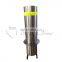 Retractable stainless steel remote control parking bollard automatic hydraulic rising bollard
