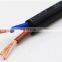 China best price H05VV-F Flexible PVC Insulated 2x4mm2 Power Cable