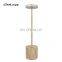 European luxury modern led cordless marble table lamps