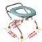 High Quality Folding Toilet Chair With Footstep For Elderly Commode Chair