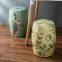Chinese New Style Birds Flowers Trees Painting Classic Ceramic Drum Stool For Dressing Table