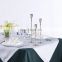 Top 1 Set of 3 Metal Tapper Candlestick holder Gold Chrome Candle Holder For Table Decoration