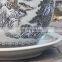 jingdezhen landscape painting cold mountain snow ceramic garden flower plant pots