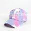 Custom Colorful Snapback Cap,New Arrival Tie Dye Gradually Baseball Cap For Womens And Mens/