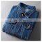 2021 New style Casual Denim Motorcycle Jacket wholesale Plus Size Cowboy cotton warm washed button winter jeans jackets men