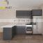 Grey Matt Lacquer European Style Ready Assemble Modular Handleless Cheap Laminated Modern Custom Kitchen Cabinet