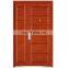 Doors supplier double leaf steel door price steel armored wooden door