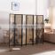wood chinese style vintage foldable living room partition room bamboo