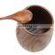 100% Natural Eco-friendly Wooden Cup Wood Beer Mug without Handle