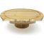 Natural Cake Stand, Cake Stand On Pedestal, Natural Cake Decorating Stand Natural Ideal for Parties Weddings Restaurant