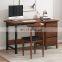 computer desk bedroom furniture space saving wooden small simple modern home study computer desk with storage